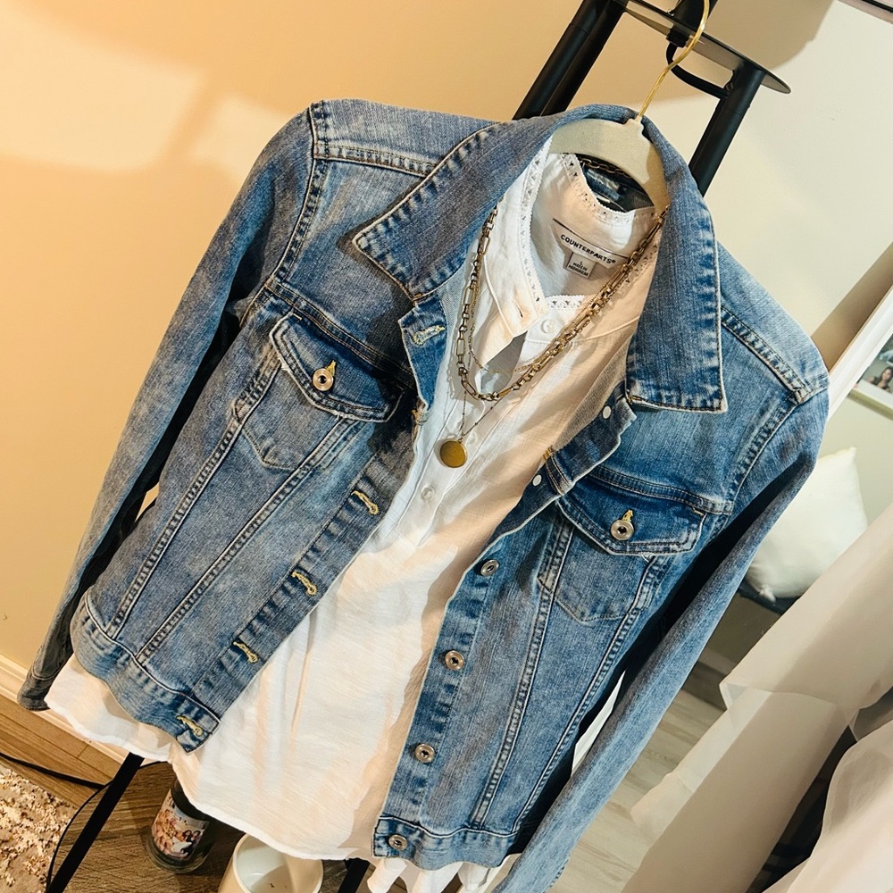 H&M Blue Jean Jacket Classic Style